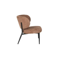 Mangohoutonline Loungefauteuil Anna Oranje Grijs Jacob Jenzens