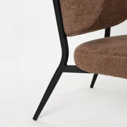 Mangohoutonline Loungefauteuil Anna Oranje Grijs Jacob Jenzens