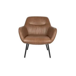 Mangohoutonline Loungefauteuil Filip Vintage Bruin Jacob Jenzens