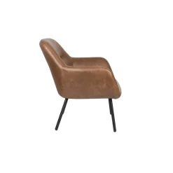 Mangohoutonline Loungefauteuil Filip Vintage Bruin Jacob Jenzens
