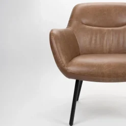 Mangohoutonline Loungefauteuil Filip Vintage Bruin Jacob Jenzens
