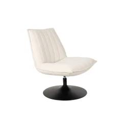 Mangohoutonline Loungefauteuil Jens Off-White Bouclé Jacob Jenzens