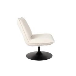Mangohoutonline Loungefauteuil Jens Off-White Bouclé Jacob Jenzens