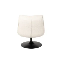 Mangohoutonline Loungefauteuil Jens Off-White Bouclé Jacob Jenzens