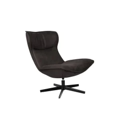 Mangohoutonline Loungefauteuil Thor Antraciet Jacob Jenzens