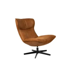 Mangohoutonline Loungefauteuil Thor Cognac Jacob Jenzens