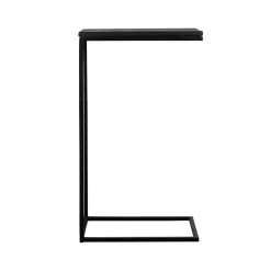 Mangohoutonline Mangohouten Bijzettafel Sienna Black (set van 2) Mahom