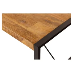 Mangohoutonline Mangohouten Boekenkast Britt 160 cm Mahom