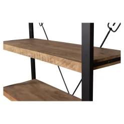 Mangohoutonline Mangohouten Boekenkast Britt 120 cm Mahom