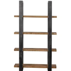 Mangohoutonline Mangohouten Boekenkast Durham 120 cm Mahom