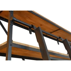 Mangohoutonline Mangohouten Boekenkast Lincoln 160 x 245 cm Mahom