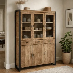 Mangohoutonline Mangohouten Buffetkast Britt 140 cm Mahom