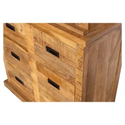 Mangohoutonline Mangohouten Buffetkast Denver 100 cm 6 lades X Mahom