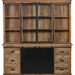 Mangohoutonline Mangohouten Buffetkast Denver 200×220 cm Recht Mahom