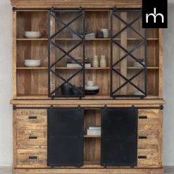 Mangohoutonline Mangohouten Buffetkast Denver 190 cm X Mahom