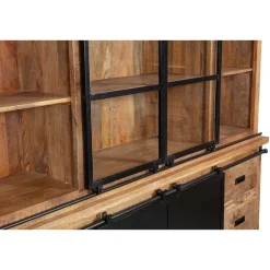 Mangohoutonline Mangohouten Buffetkast Denver 220×220 cm Recht Mahom