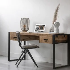 Mangohoutonline Mangohouten Bureau Britt 150 cm Mahom