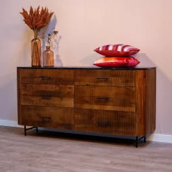 Mangohoutonline Mangohouten Dressoir Austin 175 cm Mahom