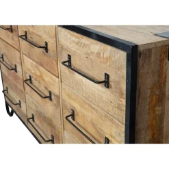 Mangohoutonline Mangohouten Dressoir Baltimore 160 cm 9 laden Mahom