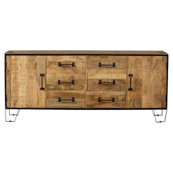 Mangohoutonline Mangohouten Dressoir Baltimore 190 cm Mahom