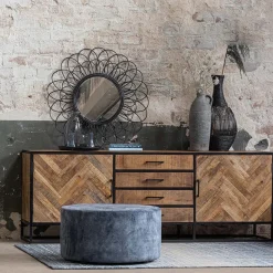 Mangohoutonline Mangohouten Dressoir New Haven 210 cm Mahom