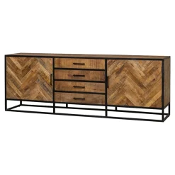 Mangohoutonline Mangohouten Dressoir New Haven 210 cm Mahom