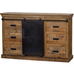 Mangohoutonline Mangohouten Dressoir Newark 140 cm Mahom