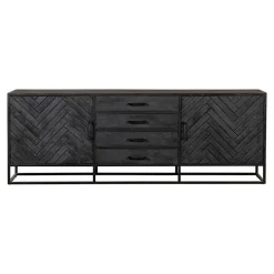 Mangohoutonline Mangohouten Dressoir Sienna 210 cm Mahom