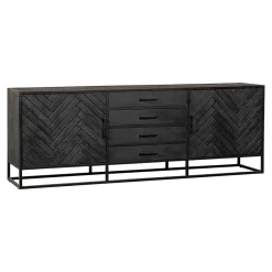 Mangohoutonline Mangohouten Dressoir Sienna 210 cm Mahom