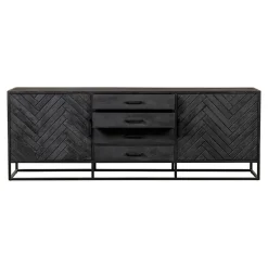 Mangohoutonline Mangohouten Dressoir Sienna 210 cm Mahom