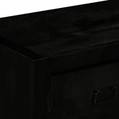 Mangohoutonline Mangohouten Dressoir Stockton Black 200 cm Mahom