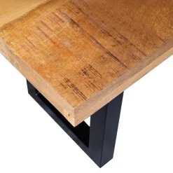 Mangohoutonline Mangohouten Eetkamerbank Britt U-poot 160x40 cm Mahom