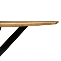 Mangohoutonline Mangohouten Eettafel Bologna Ovaal 220x110 cm Mahom