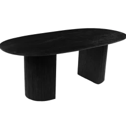 Mangohoutonline Mangohouten Eettafel Chiara Black 180x100 cm Mahom