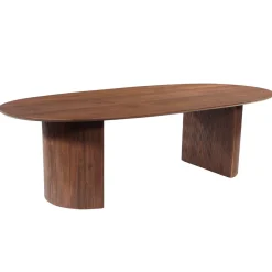 Mangohoutonline Mangohouten Eettafel Chiara 240x110 cm Walnoot Mahom