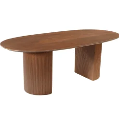 Mangohoutonline Mangohouten Eettafel Chiara 180x100 cm Walnoot Mahom