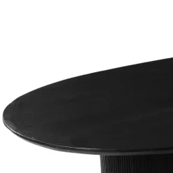 Mangohoutonline Mangohouten Eettafel Chiara Black 210x100 cm Mahom