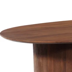 Mangohoutonline Mangohouten Eettafel Chiara 260x120 cm Walnoot Mahom