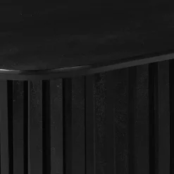 Mangohoutonline Mangohouten Eettafel Lucia Black 240x110 cm Mahom