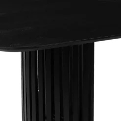 Mangohoutonline Mangohouten Eettafel Lucia Black 220x100 cm Mahom
