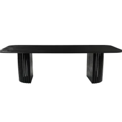 Mangohoutonline Mangohouten Eettafel Lucia Black 260x120 cm Mahom