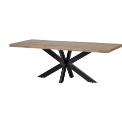 Mangohoutonline Mangohouten Eettafel Memphis Rechthoek 140x90 cm Mahom