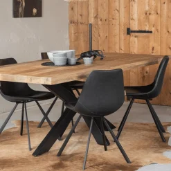 Mangohoutonline Mangohouten Eettafel Memphis Rechthoek 200x100 cm Mahom