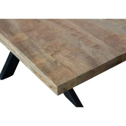 Mangohoutonline Mangohouten Eettafel Memphis Rechthoek 180x100 cm Mahom