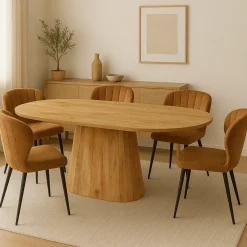 Mangohoutonline Mangohouten Eettafel Nova Capsule 160×90 cm Mahom