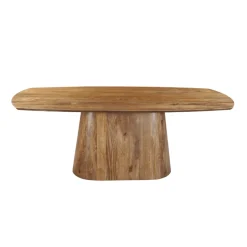 Mangohoutonline Mangohouten Eettafel Nova Deens Ovaal 180×90 cm Mahom