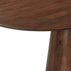 Mangohoutonline Mangohouten Eettafel Nova Capsule Donkerbruin 160×90 cm Mahom