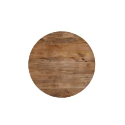 Mangohoutonline Mangohouten Eettafel Nova Rond 130 cm Mahom