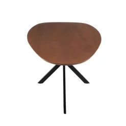 Mangohoutonline Mangohouten Eettafel Organisch Laura 220x110 cm Walnoot Mahom