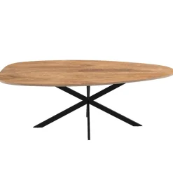Mangohoutonline Mangohouten Eettafel Organisch Laura 240x110 cm Mahom
